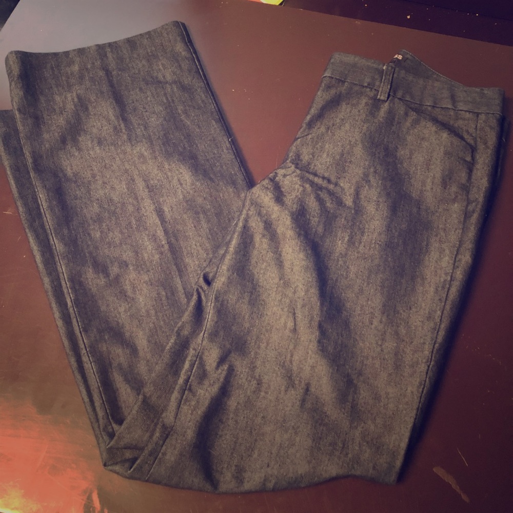 Express Editor Pants In Dark Denim. Size 4r. - image 1